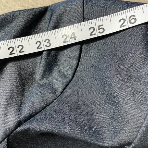 Attention Fully-Lined 1 Button Blazer - Navy Blue 4 - Picture 5 of 9